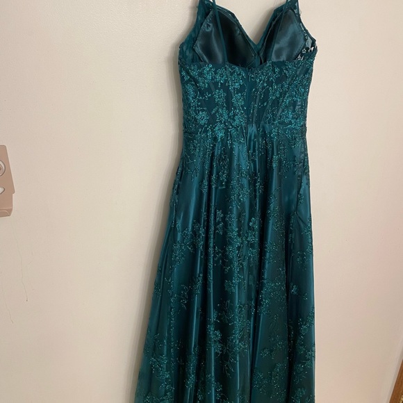 Monsini 2023 Collection Emerald Gown - Picture 8 of 11